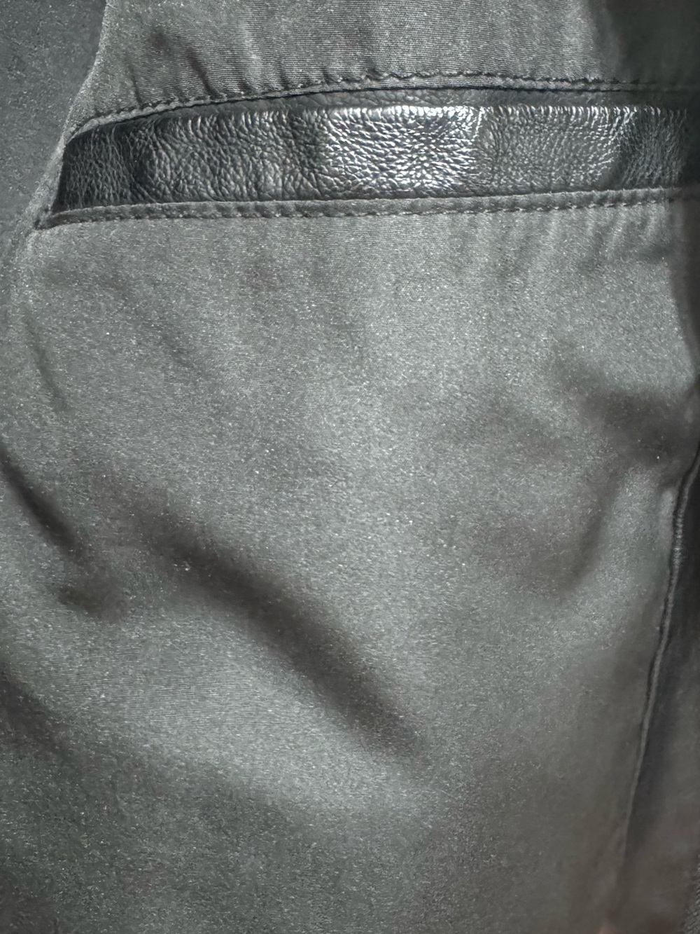 Levi’s Men’s 2XL Black Faux Leather Trucker Jacket Snap Zip Vegan Moto Coat - Picture 7 of 11